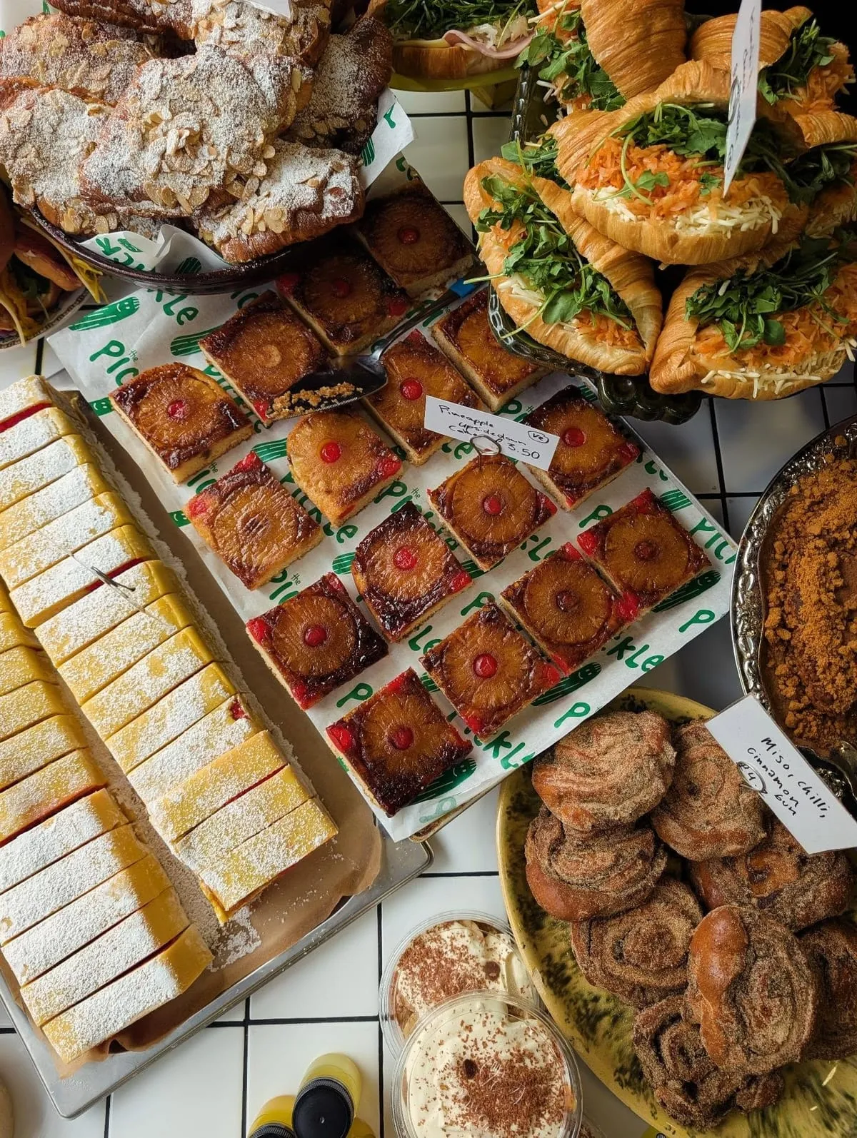 Morning bakes including pickle rolls and traybakes at The Pickle Kemptown